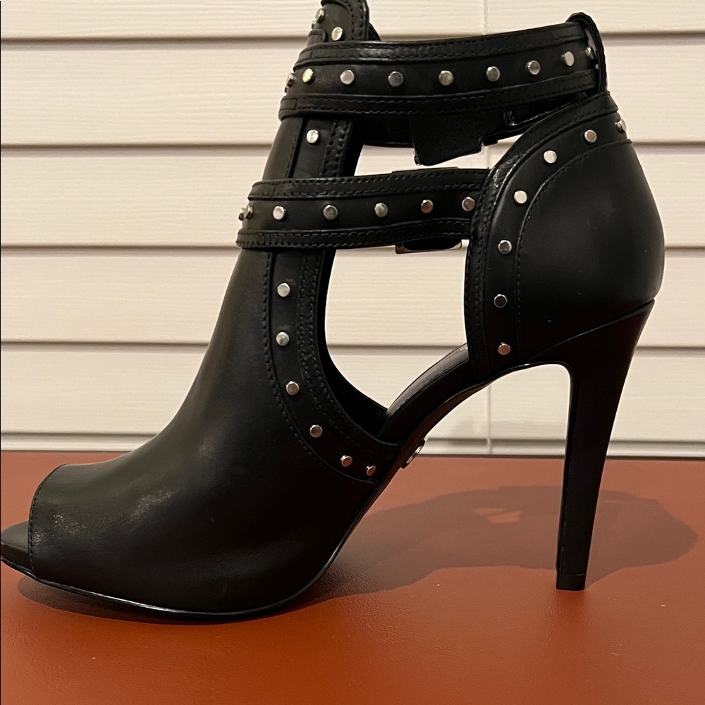 ICHAEL KORS Studded Blaze Open-Toe Ankle Boot - Picture 6 of 11
